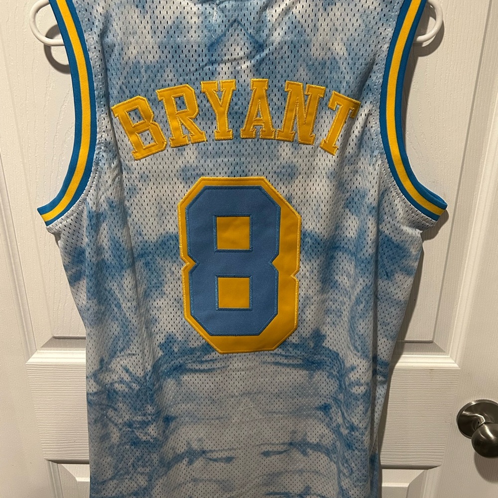 Kobe Bryant #8 Nipsey Hussle Crenshaw Headgear Classics Basketball Jersey Medium
